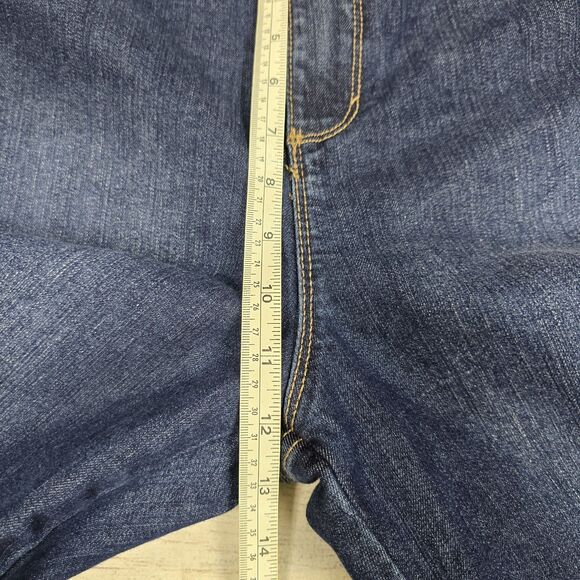 Gloria Vanderbilt Womens Amanda Blue Straight Leg Jeans Petites 16P Stretch - Picture 10 of 11